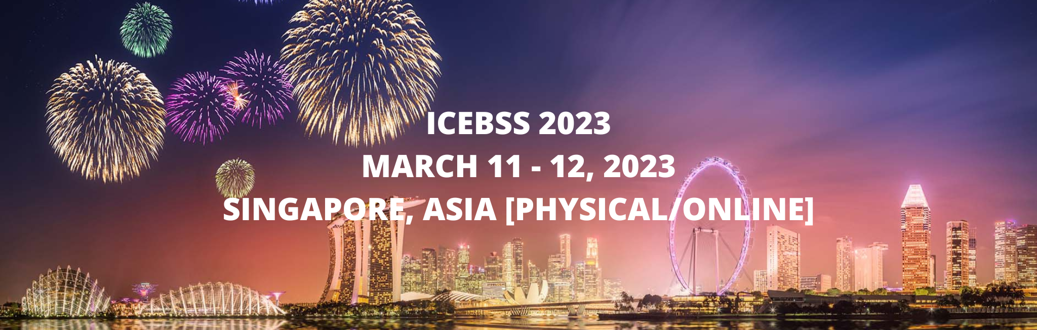 E CONFERENCES - ICEBSS 2023