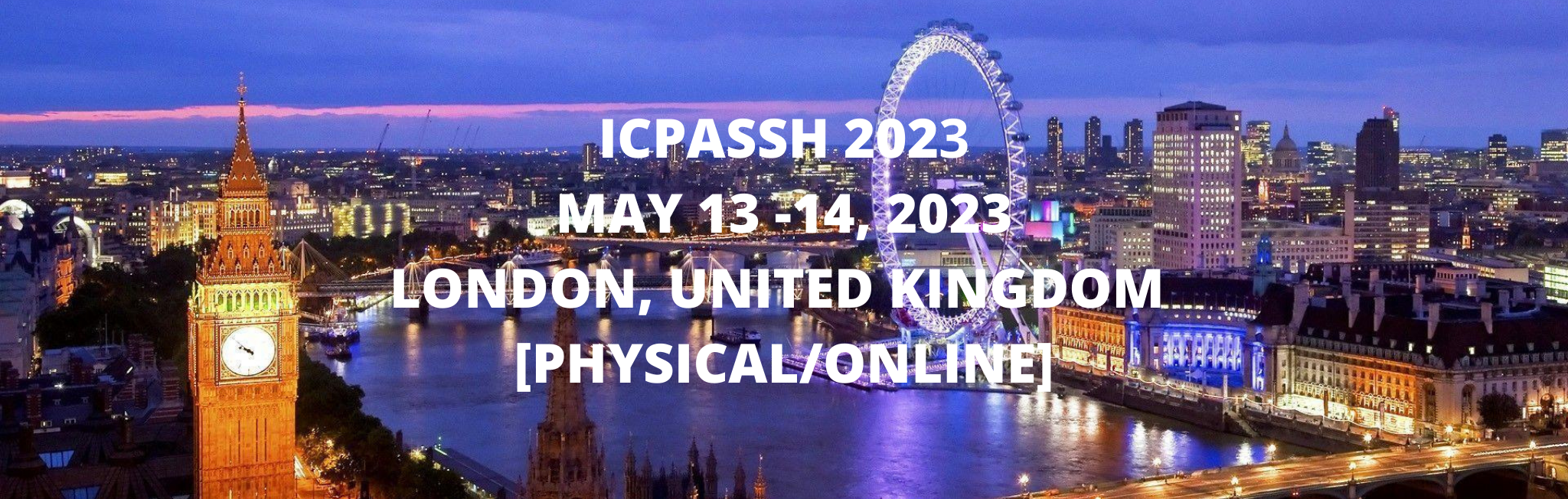 E CONFERENCES - ICPASSH 2023