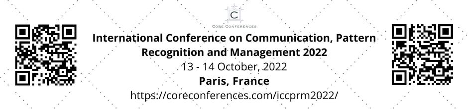 ICCPRM 2022 - Core Conference