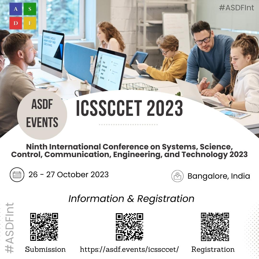 ASDF Events - ICSSCCET 2023
